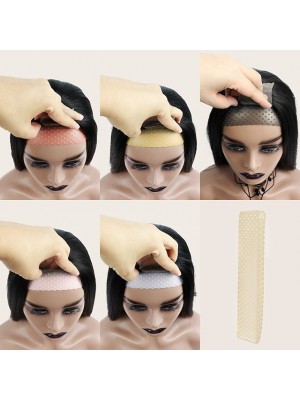 1pc Non-slip Wig Headband and 2pcs Wig Cap Wig Cap for Lace Front Wig Stocking Cap for Women  Wig Grip Band #8859964