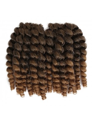 Crochet Hair Braids Spring Twists Box Braids Ombre Synthetic Hair Braiding Hair 20 Roots / Pack / There are 20 roots in one piece. Normally 5-9 pieces are enough for a full head. #5930200