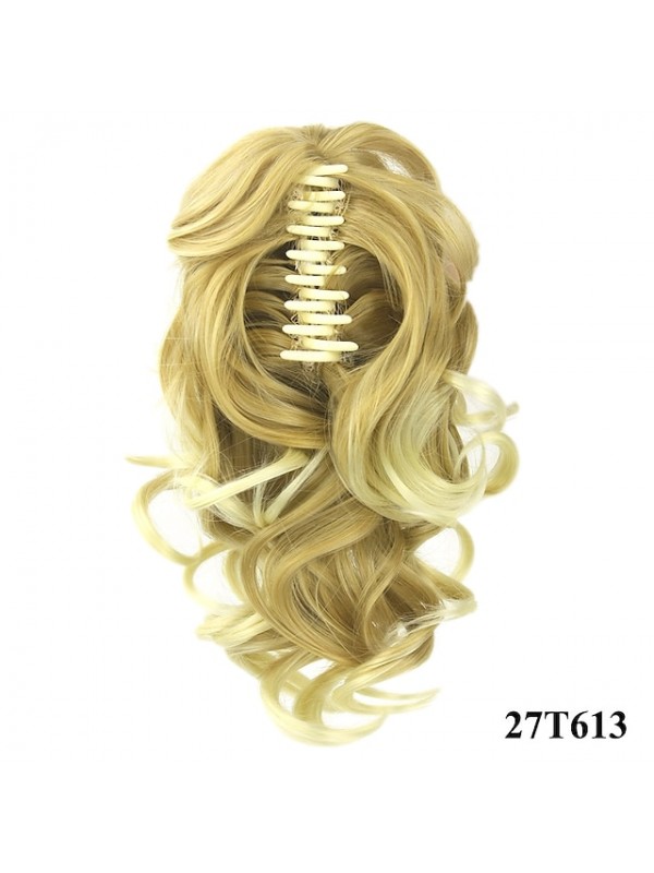 Hair Piece Hair Extension Synthetic Hair Claw Curly Extensions Stretch length 40cm 8 Colors forChoise #8183501