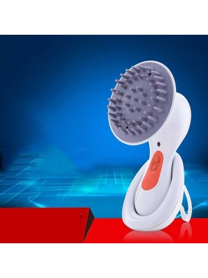 Electric Vibrating Head Massager Push-button Scalp massager Health Care Instrument Massage Comb #8598060