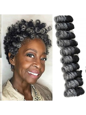 Crochet Hair Braids Toni Curl Box Braids Ombre Synthetic Hair 10 inch Short Braiding Hair 20 Roots / Pack / There are 20 roots per pack. Normally five to six packs are enough for a full head. #5713570