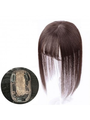 Women's Human Hair Toupees Straight Machine Made Party / Women / Easy dressing Party / Evening / Daily Wear / Vacation #8661572