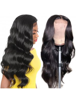 Lace Front Human Hair Wigs Pre Plucked With Baby Hair 4x4 Lace Closure Human Hair Wigs For Black Women 16-30 Inch Brazilian Wavy Wig 150% Density Natural Color #9028851