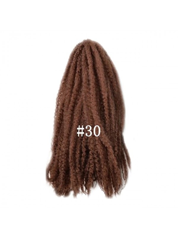 Braiding Hair Afro Afro Kinky Braids / Hair Accessory / Human Hair Extensions 100% kanekalon hair / Kanekalon 10 roots / pack Hair Braids Daily #5924854