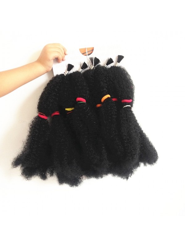 Braiding Hair Afro Afro Kinky Braids / Hair Accessory / Human Hair Extensions 100% kanekalon hair / Kanekalon 10 roots / pack Hair Braids Daily #5924854