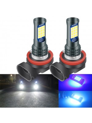 2PCS Car LED Fog Lights Car Canbus Light LED Bulbs SMD 3030 36W 24LED High Bright LED Fog Light Bulbs For Universal All Years #8556555