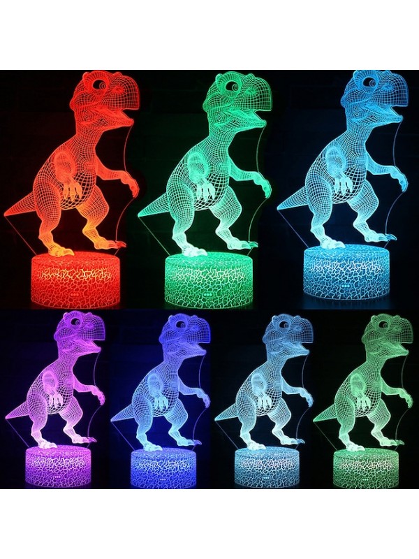 16 Colors 3D Night Light Hologram Effect Led Illusion Table Lamp Remote Control Touch USB Charge Bedside Desk Decor Lamp Christmas Halloween Birthday Gift #8935935