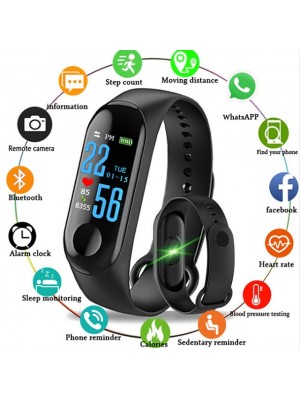 C5 Smart Watch 0.96 inch Smart Wristbands Fitness Band Bluetooth Pedometer Call Reminder Fitness Tracker Activity Tracker Sleep Tracker Compatible with IP 67 Women Men Sports #7701152