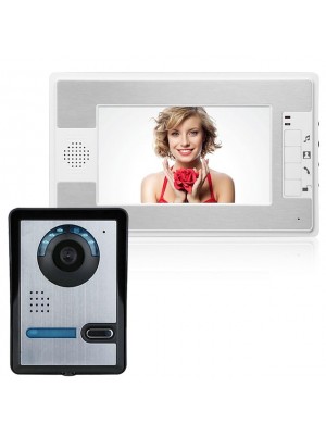 MOUNTAINONE SY812FA11 Interphone Wired Camera / Built in out Speaker 7 inch Hands-free 960*640 Pixel One to One video doorphone #9021491