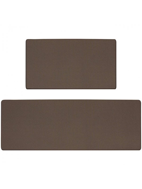 Thickened Pu Leather Floor Mat Waterproof Oil-proof Slow-rebound Floor Mat Long Strip Household Waterproof Non-slip Mat Can Be Scrubbed #8983702