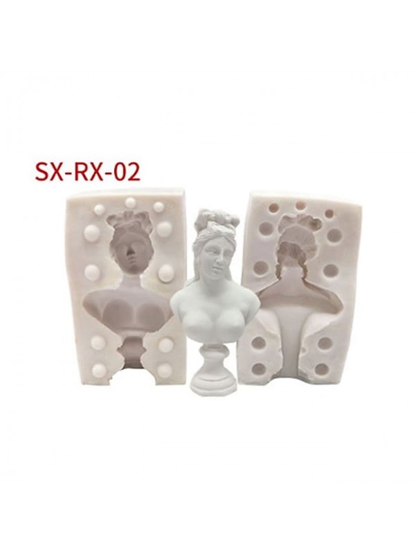 Cake Mold Ancient Greek Statue Silicone Mould Art David Marseille Venus Goddess Suit too for Making Plaster Aroma Candle #8108676