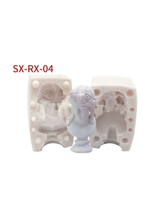 Cake Mold Ancient Greek Statue Silicone Mould Art David Marseille Venus Goddess Suit too for Making Plaster Aroma Candle #8108676