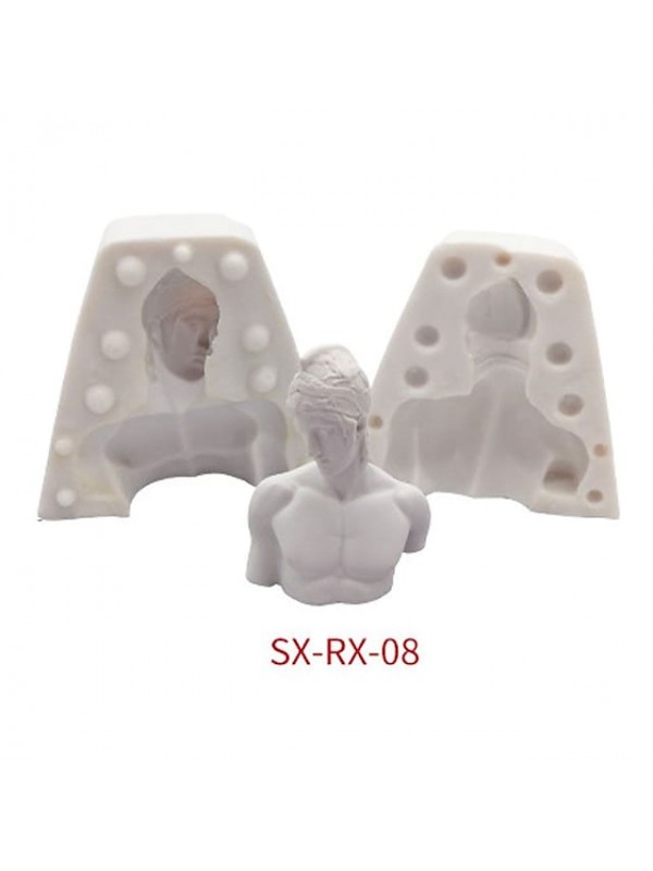 Cake Mold Ancient Greek Statue Silicone Mould Art David Marseille Venus Goddess Suit too for Making Plaster Aroma Candle #8108676