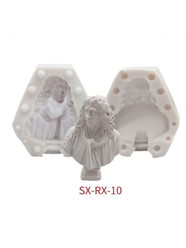 Cake Mold Ancient Greek Statue Silicone Mould Art David Marseille Venus Goddess Suit too for Making Plaster Aroma Candle #8108676