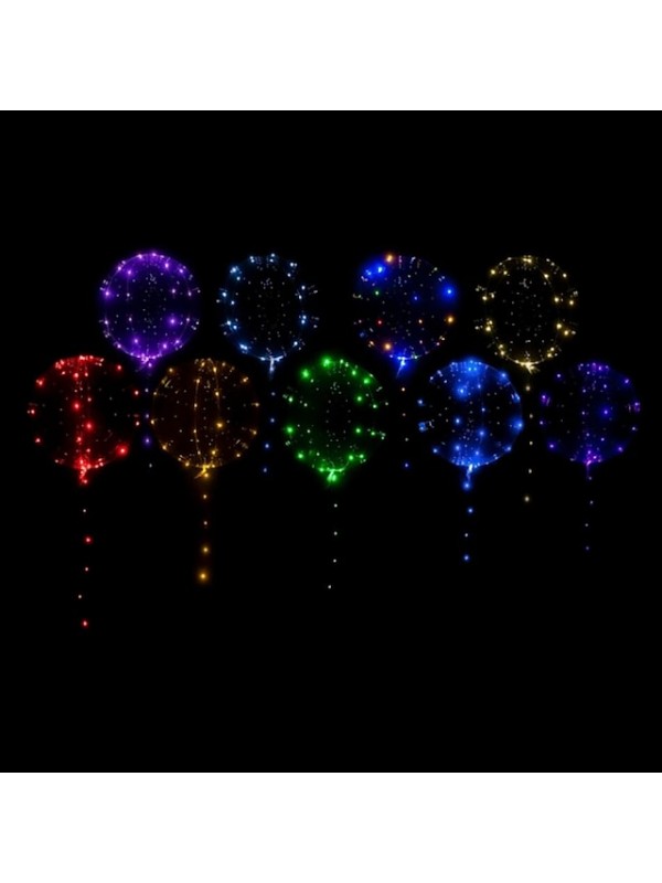 LED Balloon Luminous Party Wedding Supplies Dorm Party Decoration Transparent Bubble Decoration Birthday Wedding LED Balloons String Lights Christmas Gift #6963956