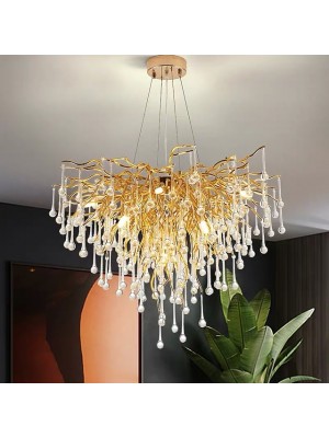 80 cm Chandelier Pendant Light Luxury Gold Modern Fashion 110-120V 220-240V #8199740