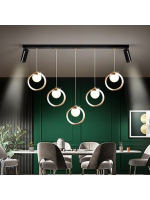 LED Pendant Light 42/63/78/120 cm Single Design Chandelier Aluminum Modern Style Stylish Island Painted Finishes LED Modern 220-240V #8799928