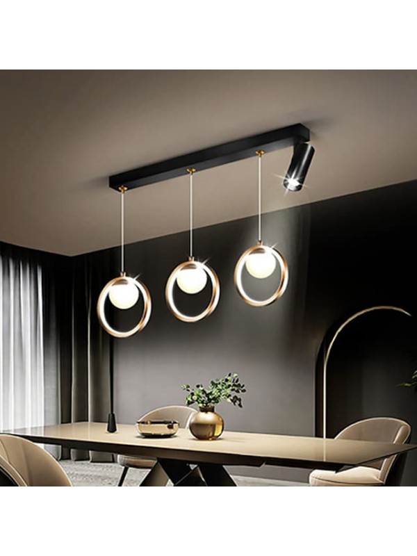 LED Pendant Light 42/63/78/120 cm Single Design Chandelier Aluminum Modern Style Stylish Island Painted Finishes LED Modern 220-240V #8799928