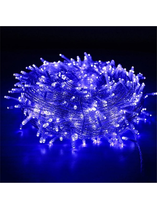 50M 100M Garland Christmas Tree Fairy Lights 400 800Led String Light IP65 Waterproof Chain Outdoor Garden Yard Garland Wedding Party Holiday Landscape Decoration Lighting Blue Colorful DC31V EU US AU UK Plug #8873403