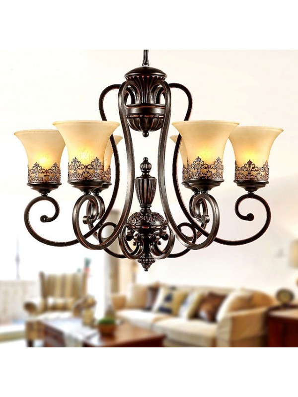 LED Pendant Light 67 cm Pendant Lantern Design Chandelier Metal Painted Finishes Modern 220-240V #8839308