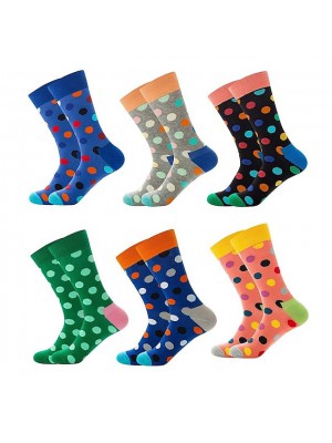 Fashion Novelty Men's Socks Colorful Socks Sports Outdoor Green 1 Pair / Cute #8714189