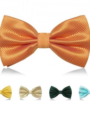 Men's Classic Bow Ties On Formal Solid Tuxedo Bowtie Wedding Party Work Bow Tie - Plaid 1 PC #8627702