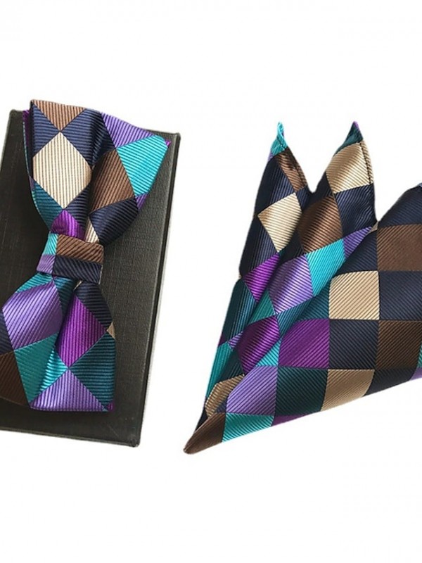 Men's Party Bow Tie - Solid Colored Bow #8746261