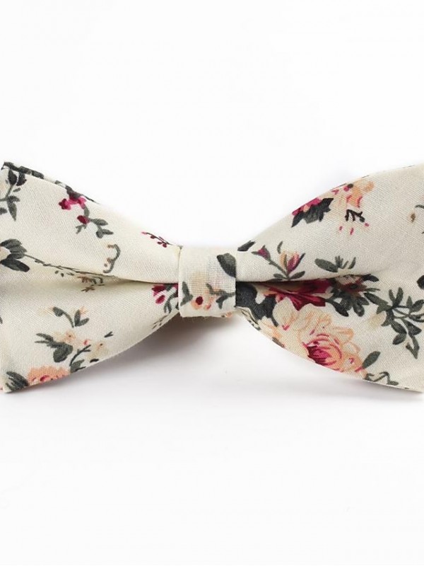 Men's Men's Classic Bow Ties On Formal Solid Tuxedo Bowtie Wedding Party Work Bow Tie -Floral  Print 1 PC #7193499