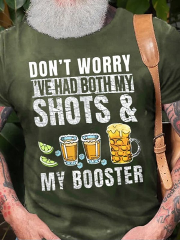 Men's T shirt 3D Print Graphic Drink Crew Neck Casual Daily Print Short Sleeve Tops Lightweight Fashion Muscle Big and Tall Green / Summer #8999819