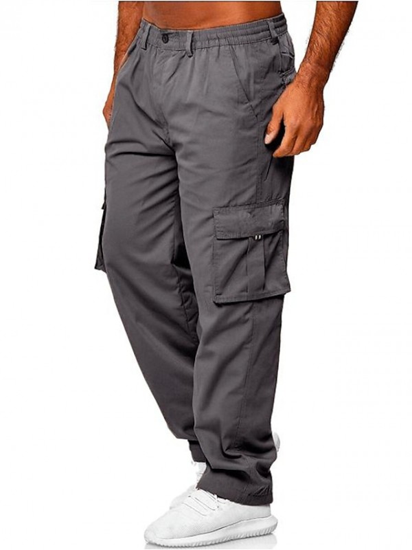 Mens Fashion Cargo Pants Casual Loose Trousers Multi-Pocket Outdoor Work Pants Jogger Athletic Sweatpants Navy #9002041