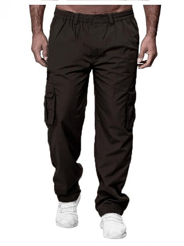 Mens Fashion Cargo Pants Casual Loose Trousers Multi-Pocket Outdoor Work Pants Jogger Athletic Sweatpants Navy #9002041