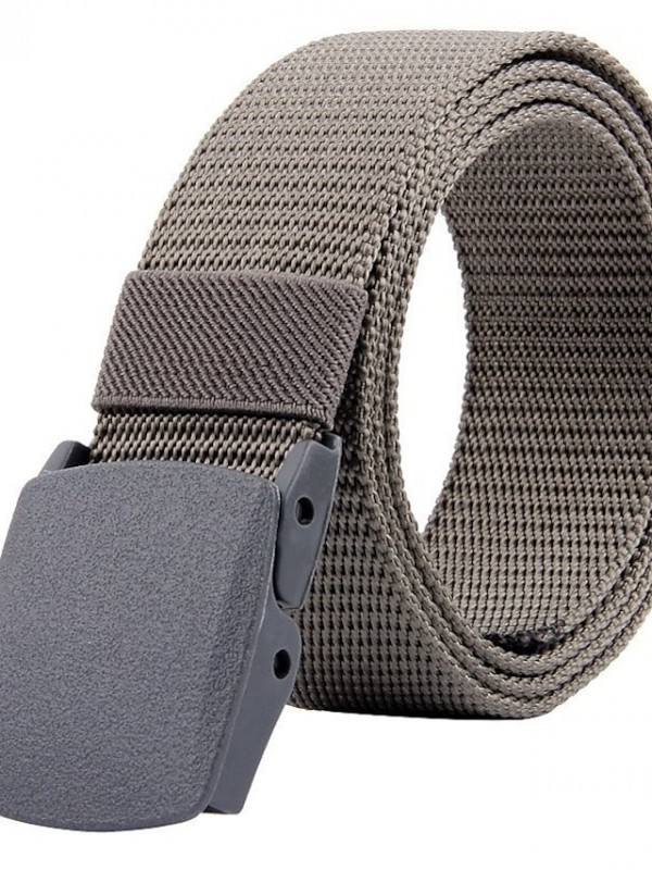 Men's Wide Belt Office / Career Daily Wear As the Picture Belt Solid Color #8692189