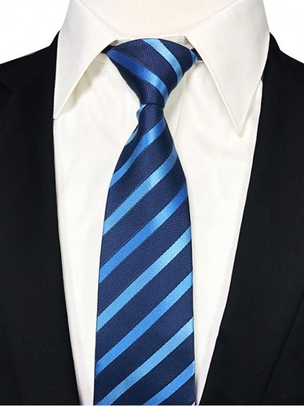 Men's Work Necktie - Striped #8627662