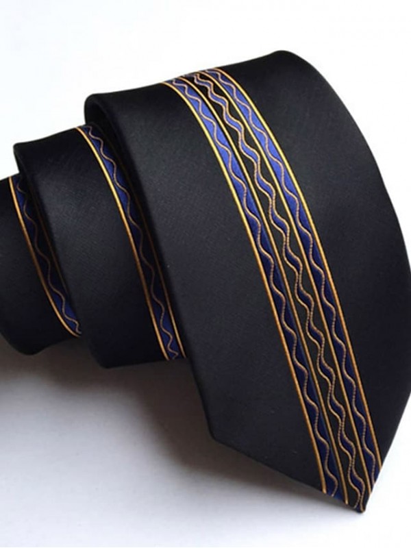 Men's Work Necktie - Striped #7176669