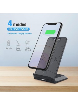 Nillkin Wireless Charger 15W Fast Qi Wireless Charging Stand Wireless Charging Station Dock For iPhone 12 Pro Max 11 Samsung S21 Note 20 Xiaomi Oneplus 9 #8535772