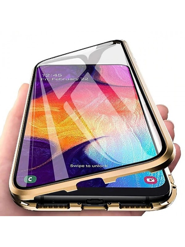 360 Protection Double sided Glass Metal Magnet Adsorption Protective Case for Samsung Galaxy S21 S20 Ultra Plus A72 A52 A42 A32 Note 20 Ultra #8177751