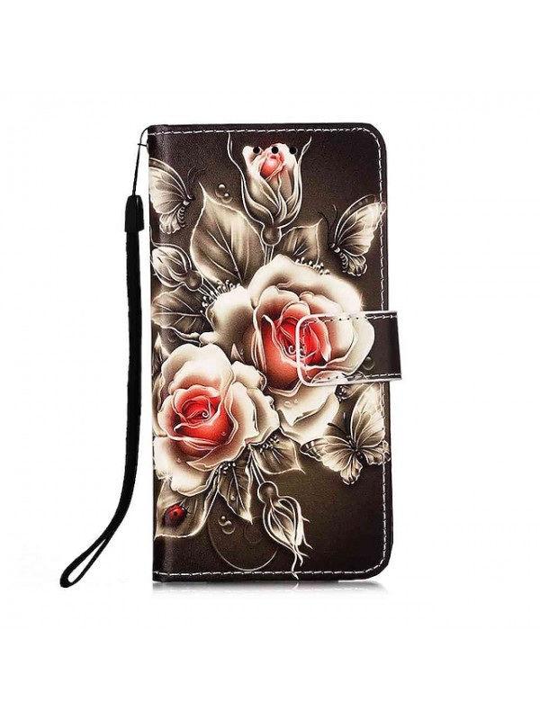 Case For Samsung Galaxy S22 S21 S20 Plus Ultra A72 A52 A42 A32 Note 20 Wallet Card Holder with Stand Full Body Cases Butterfly Animal Flower PU Leather TPU #8202587