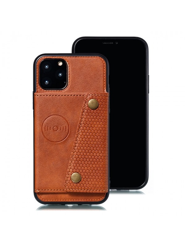 Phone Case For Back Cover Leather iPhone 13 12 Pro Max 11 SE 2020 X XR XS Max 8 7 6 Card Holder Shockproof Solid Color PU Leather TPU #8138441