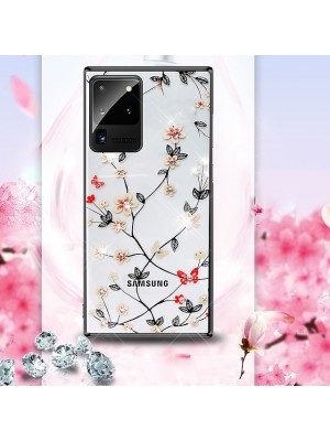 Phone Case For Samsung Galaxy Back Cover S20 S20 Plus S20 ultra Note 9 S10 S10 + Galaxy Note 10 Galaxy Note 10+ Shockproof Transparent Pattern Transparent Flower / Floral PC #8514604