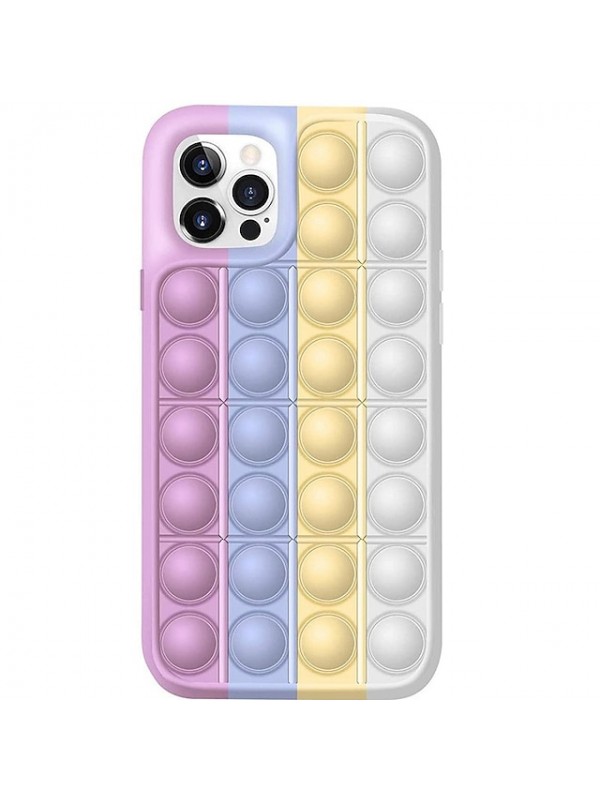 Phone Case For Back Cover Silicone Fidget Case iPhone 13 12 Mini Pro Max 11 SE 2020 X XR XS Max 8 7 Mini Fidget Toys Push Pop Bubble Relive Stress #8567189