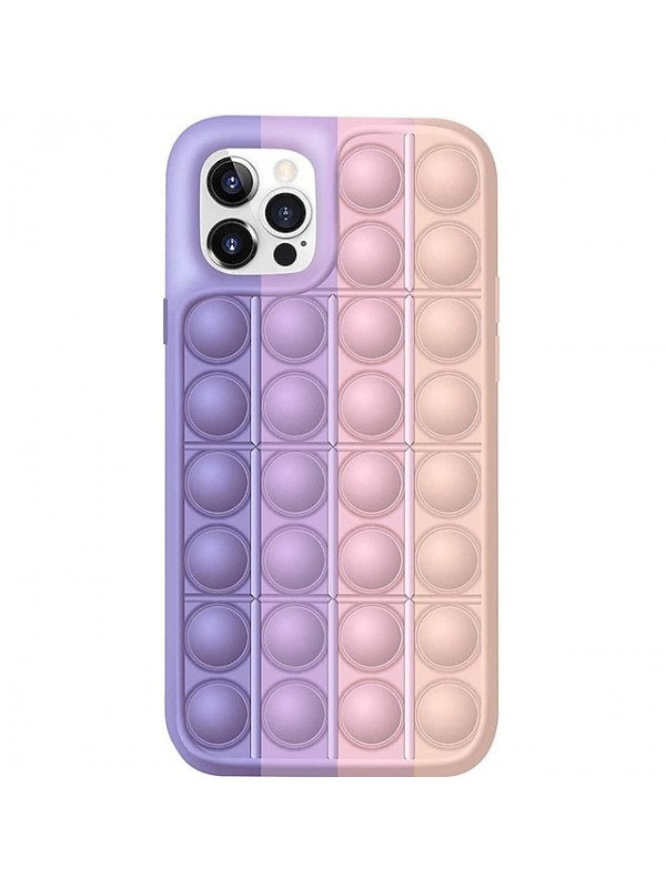 Phone Case For Back Cover Silicone Fidget Case iPhone 13 12 Mini Pro Max 11 SE 2020 X XR XS Max 8 7 Mini Fidget Toys Push Pop Bubble Relive Stress #8567189