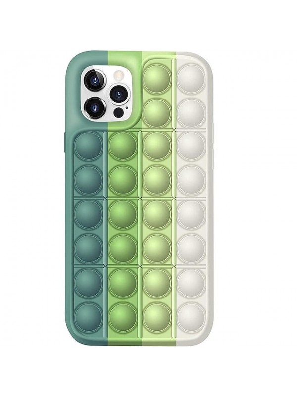 Phone Case For Back Cover Silicone Fidget Case iPhone 13 12 Mini Pro Max 11 SE 2020 X XR XS Max 8 7 Mini Fidget Toys Push Pop Bubble Relive Stress #8567189