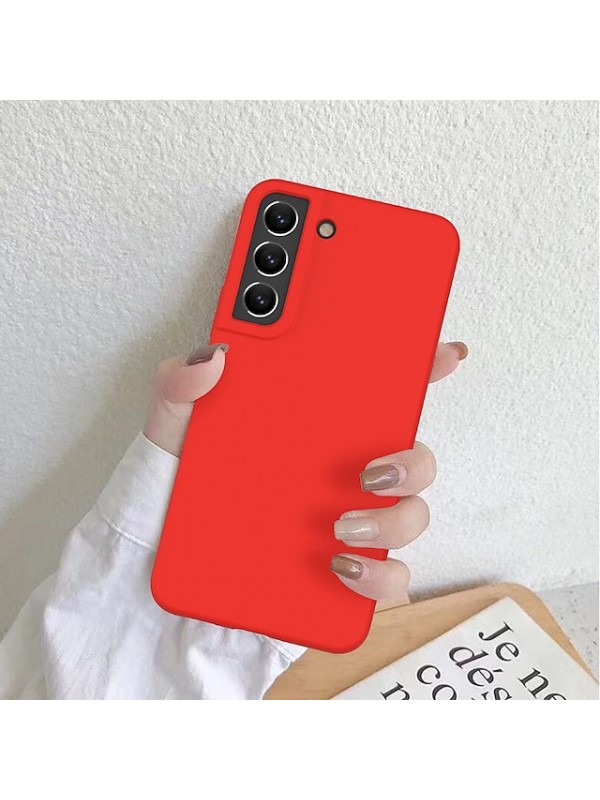 Liquid Silicone Shockproof Rubber Soft Case for Samsung Galaxy S22 Ultra Plus S21 S20 Plus Ultra A72 A52 A42 A32 Phone Case #8069763