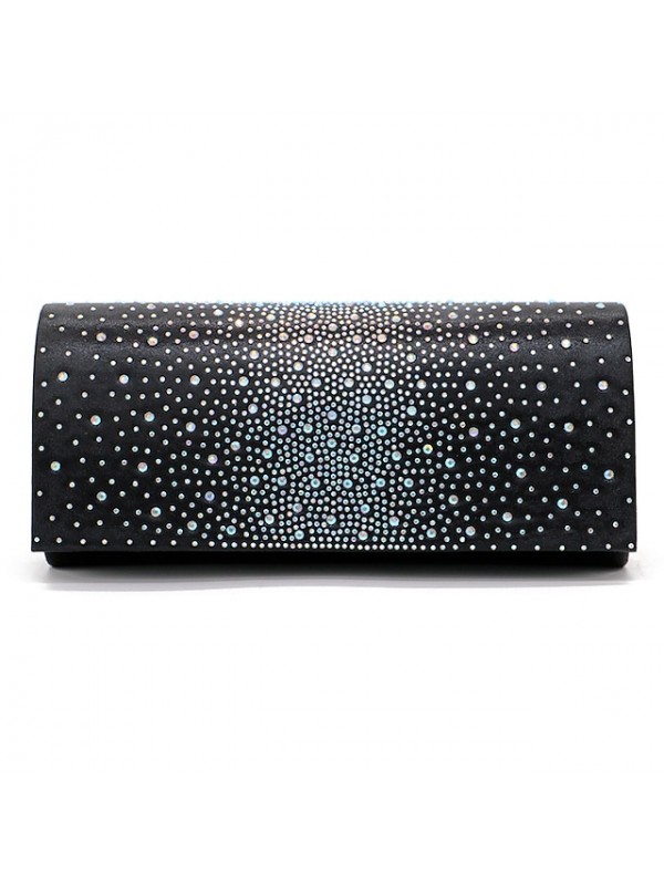 Women's Evening Bag Handbags Messenger Bag Clutch Evening Bag Polyester Solid Color Glitter Shine Daily Wedding Party Black Pink Champagne Silver #8556797