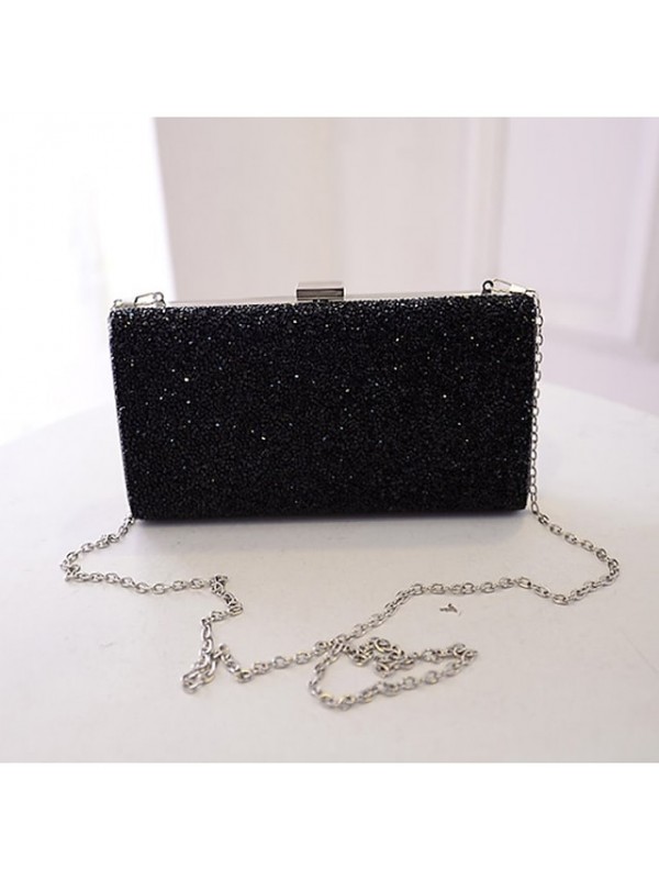 Women's Evening Bag Wedding Bags Handbags Evening Bag Alloy Sequin Glitter Shine Party Daily Date Black Grey Black Silver Gold #6785310