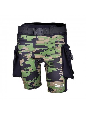 YON SUB Men's Wetsuit Shorts 3mm Neoprene Shorts Thermal / Warm Quick Dry Diving Snorkeling Water Sports Camo / Camouflage Autumn / Fall Spring Summer / Micro-elastic #7307900