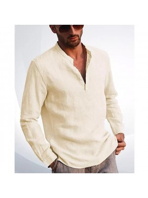 Men's Hiking Tee shirt Hiking Shirt / Button Down Shirts Henley Shirt Top Outdoor Breathable Quick Dry Lightweight Comfortable Spring Summer Light Blue Green White Fishing Climbing Beach #9027992