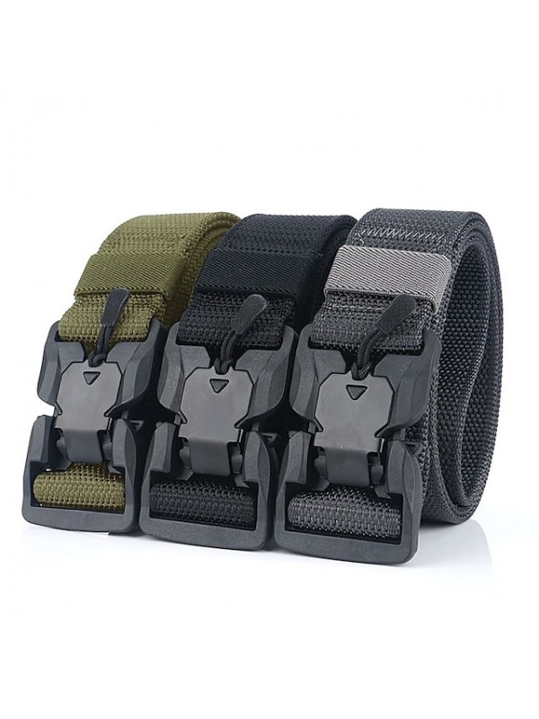 Men's Military Tactical Belt Breathable Wearable Protective for Solid Colored Camo Nylon Fall Spring Summer #8541872