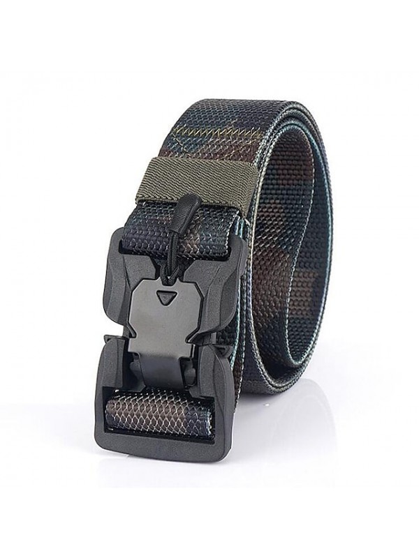 Men's Military Tactical Belt Breathable Wearable Protective for Solid Colored Camo Nylon Fall Spring Summer #8541872