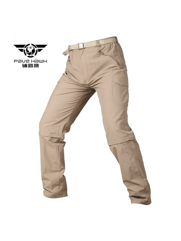 Men's Work Pants Hiking Cargo Pants Camouflage Hunting Pants Ripstop Windproof Multi-Pockets Breathable Spring Summer Camo / Camouflage Bottoms for Hunting Hiking Military / Tactical ACU Color CP #8994530